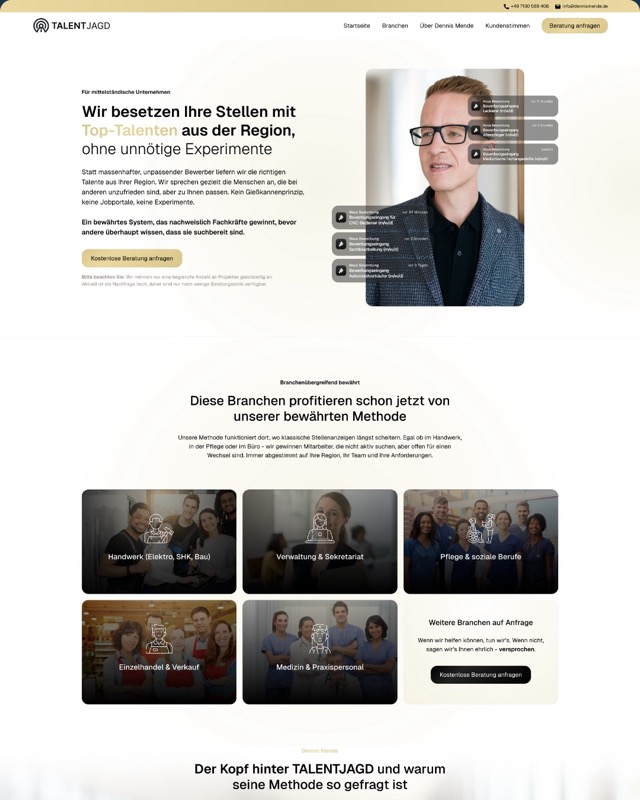 Kundenprojekt Recruiting