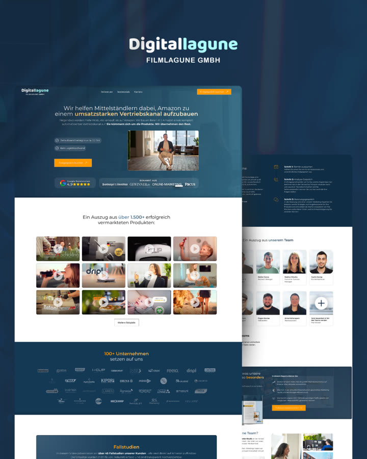 Filmlagune / Digitallagune, Website