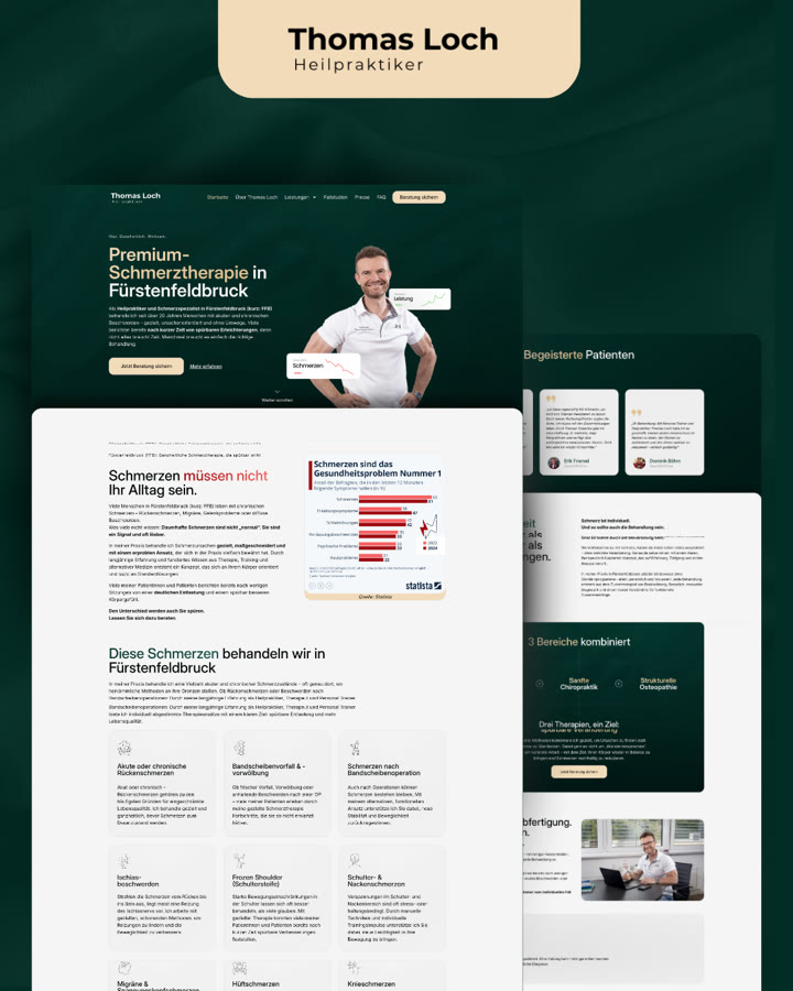 Heilpraktiker Thomas Loch, Website