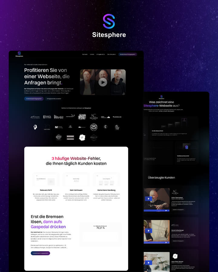Sitesphere, Website